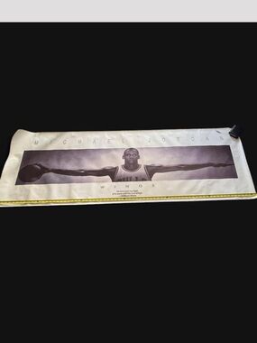 Jordan Black and White Wings Wall Banner